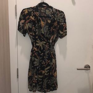 Reformation Short Sleeve Jungle Dress